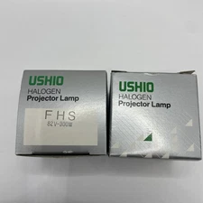 Lot of 2 Ushio Halogen Projector Lamp Bulb 82V 300W FHS