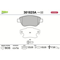 Valeo BremsbelÄGe Satz Vorne Hinten Passend FüR Fiat Doblo Opel Adam Corsa Signu