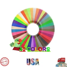 Complete 3D Art Experience: 320m PLA Filament & 250 Beginner-Friendly Stencils