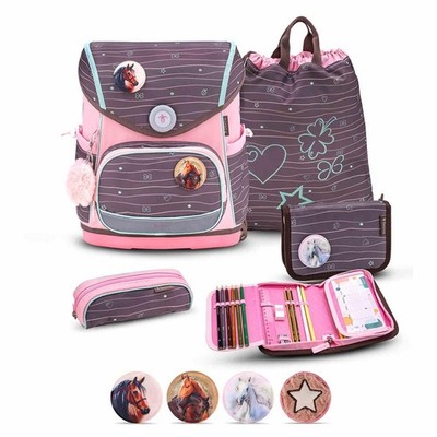 Belmil Premium Compact Plus Schulranzen-Set 5-tlg. - MINT