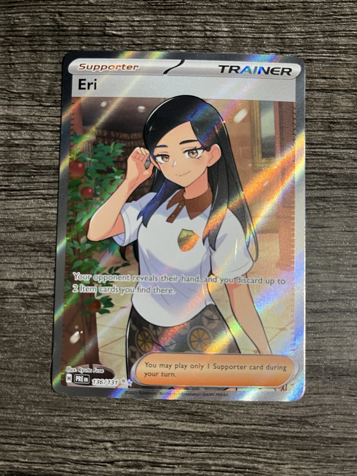 Eri, PRE, SV: Prismatic Evolutions, 136/131, Ultra Rare, Holo, NM