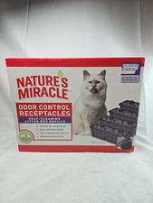 Natures Miracle Odor Control Receptacles Self Cleaning Litter Box Refills 18 Ct