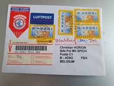ATM Deutschland Michel 3.3 Lettre Service Valeur Vers Belgique Premier Jour (27)