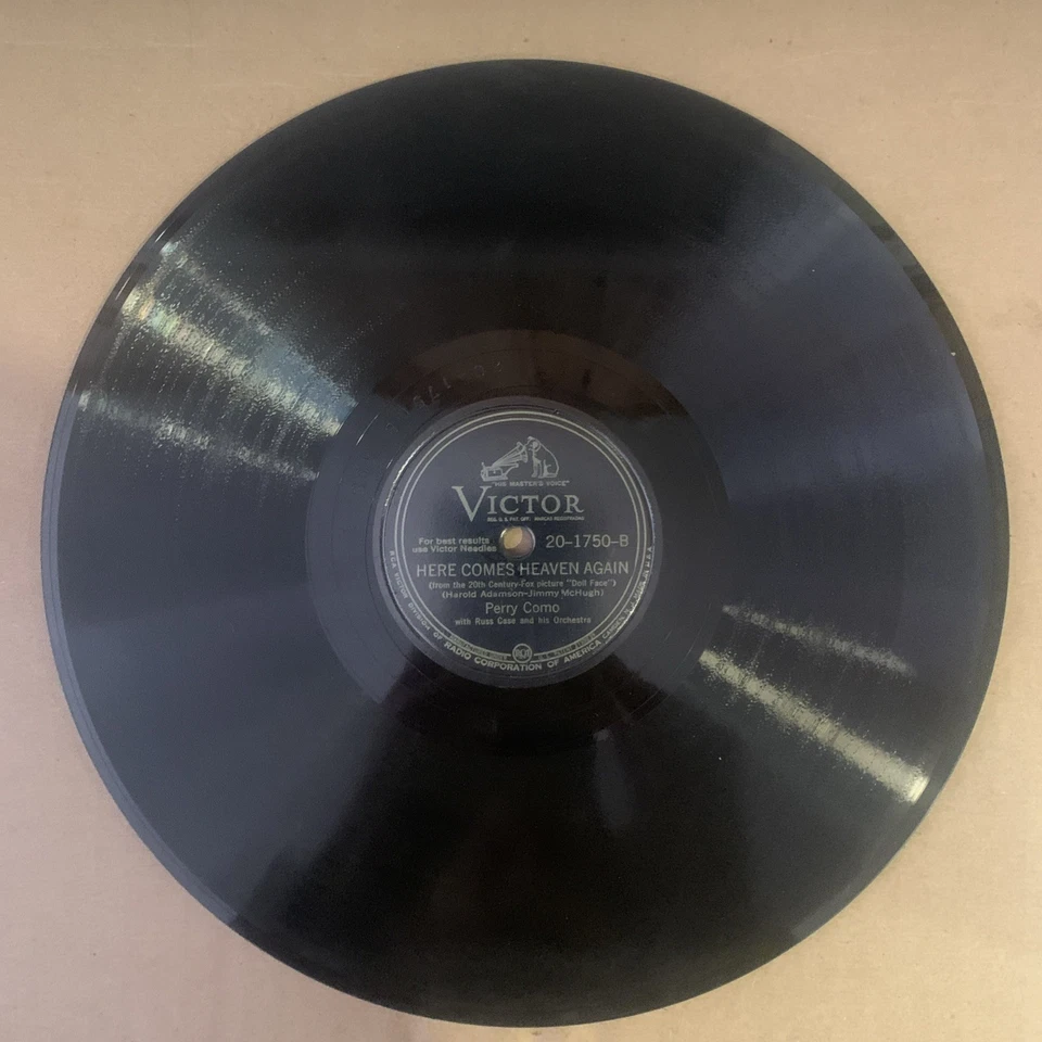 Perry Como, 78 rpm, V+, Dig You Later, Victor 20-1750 Foto 2 de 2