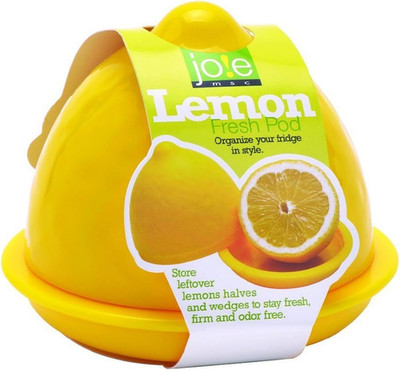 Lemon Storage Container Fresh Pod Keeps Half Lemon Flavorful Firm BPA-Free