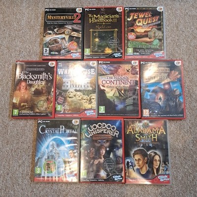 10x Wimmelbild Point & Click PC Spielepaket Mystery Big Fish Puzzle Restposten 20