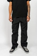 Mens Nylon Cargo Windbreaker Pants Lightweight Pants Loose Fit