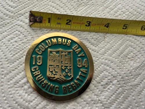 RARE Vintage 1994 Columbus Day Cruising Regatta 3” Coin