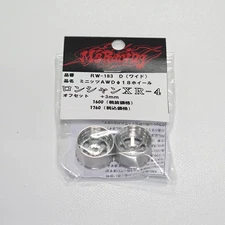 M's Racing Longchamp XR-4 Wheels for Mini-Z AWD, φ18 Wide +3mm [RW-183D] 