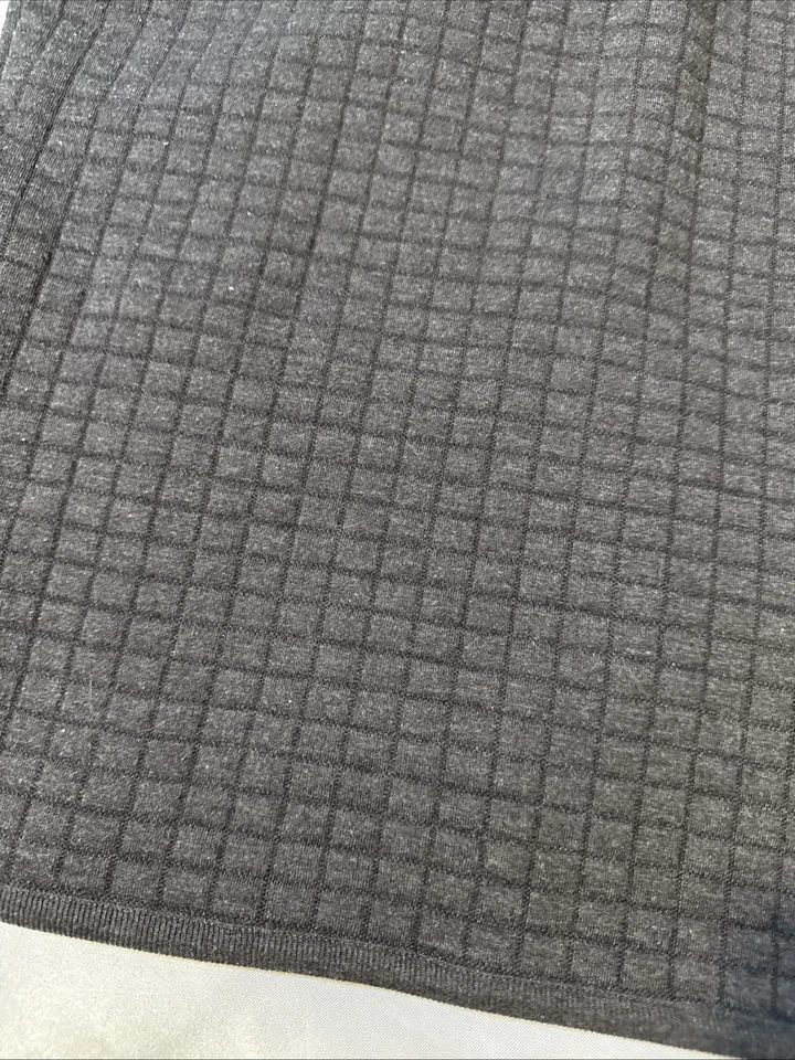 Chaleco Karen Scott Sport Gris Acolchado Talla S Bolsillos con Cremallera Completa Foto 3 de 4