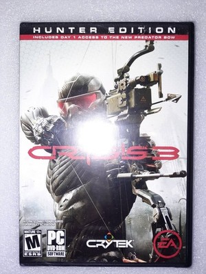 New Sealed Cryteck PC CD-ROM Crysis 3 Hunter Edition 2013 EA