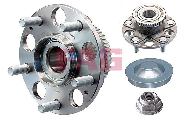 Schaeffler FAG 713 6178 90 Radlagersatz Hinten FüR Honda-image