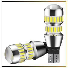 Rear 912 921 Led Backup Reverse Light Bulbs 6000k White T15 W16w 42-smd 2pcs