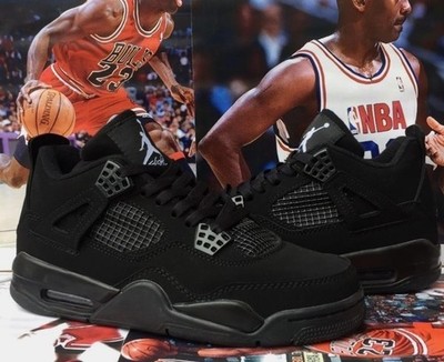 Size 12 - Jordan 4 Retro Mid Black Cat for sale online | eBay