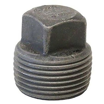 Anvil 0361302409 Mnpt, Black Forged Steel Square Head Plug, Class 3000