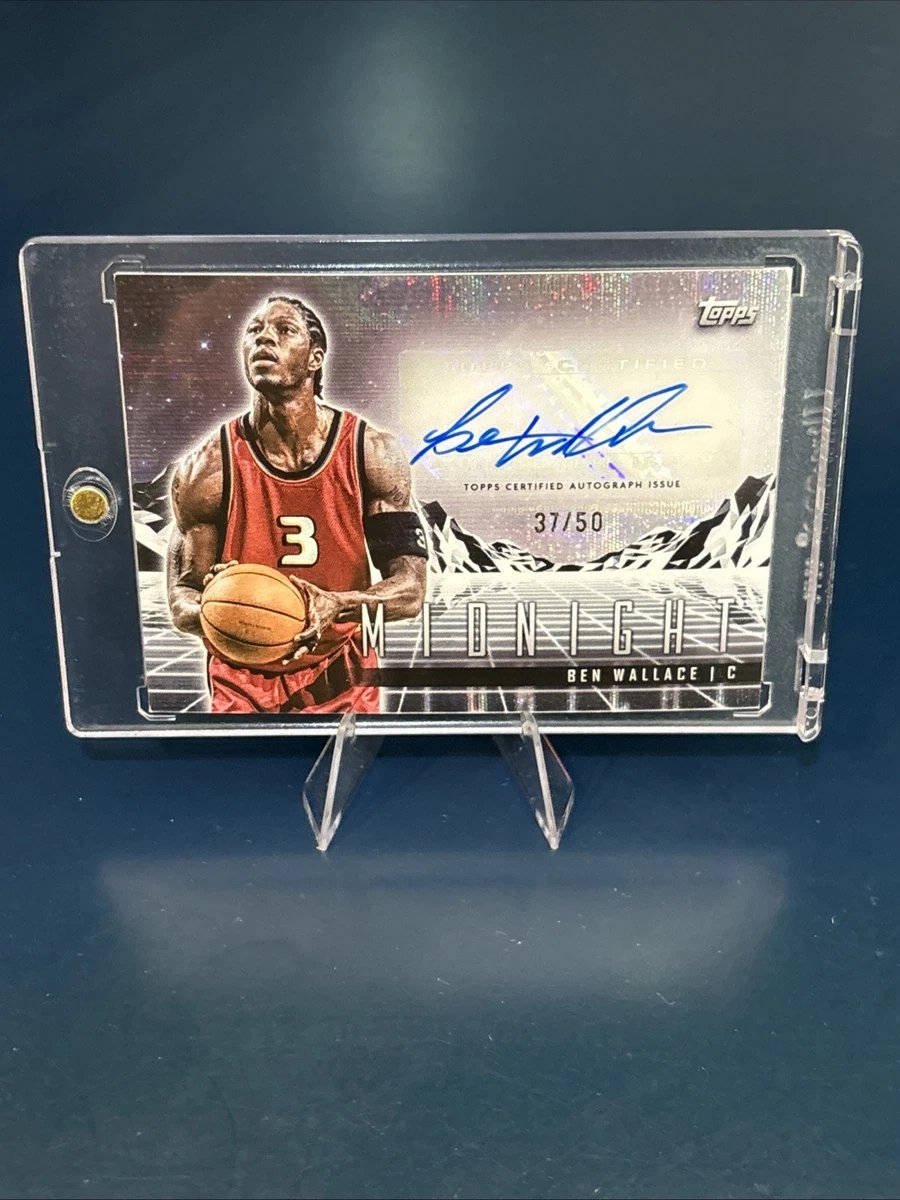 Ben Wallace Basketball Autographed Sports Trading Cards