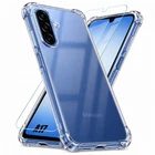 Silicone Gel Case + Screen Protector For Samsung A16 A17 A26 A36 A56 A37 5G