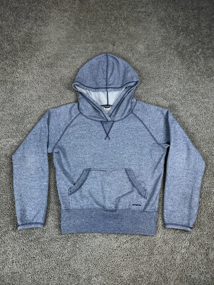 Sudadera con Capucha Patagonia Mujer Mediana Azul Cloud Stack Pullover Sudadera Damas Foto 2 de 4