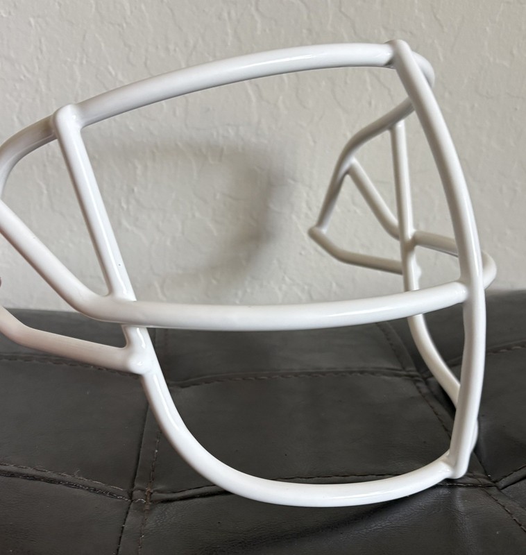 Vintage Schutt NOPO-SW Football Facemask, White, 1990’s, Unused, Clean!