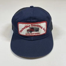 Vintage Timberline Trucking Inc Trucker Hat Cap Men’s Blue Snapback Mesh Foam