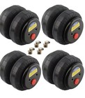 4 Pieces Heavy Duty 2500lb 1/2"Npt Double Bellow Air Suspension Spring Bag Deal!