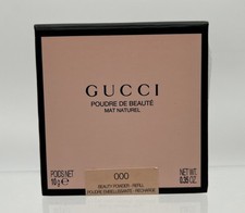Gucci Poudre De Beaute Mat Naturel 000 Beauty Face Powder Setting .35 Refil READ
