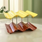 Wine Bottle Rack Layered Countertop Wine Rack Small for Dining Room, Home Hosts