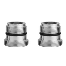 New Practical Water Tap Adapter Male Thread Chrome-Plated Replacement Parts Ring