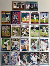 Sabathia, CC instant collection run 22 different card Topps lot 2000 - 2019