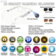 Video camera glasses long battery life for Outdoor Sports