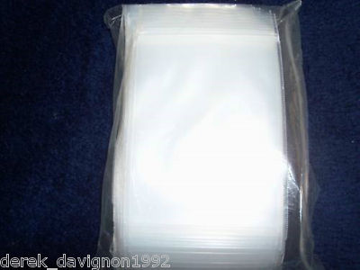 100 9''x12'' small reclosable zip bags 4mil HEAVYDUTY
