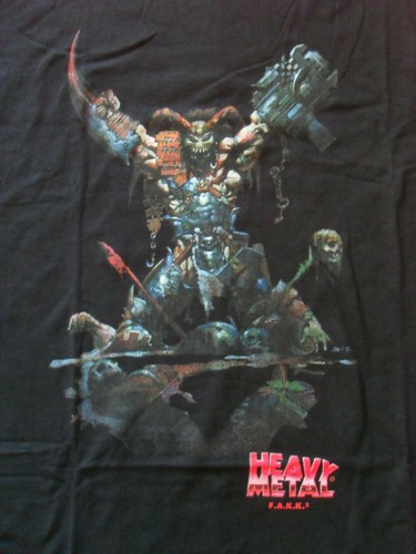 SIMON BISLEY LORD TYLER T-SHIRT Gr. L F.A.K.K.2 Heavy Metal UNBENUTZT SELTEN RARITÄT