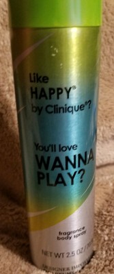 wanna play body spray