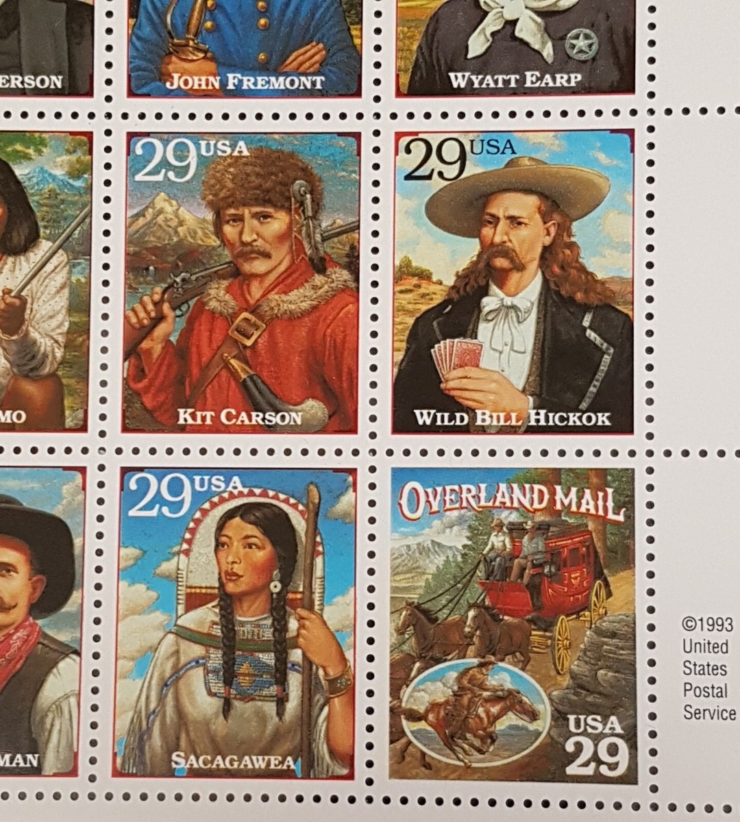 WILLIAMEST サインポスター 2869g - 1994 29c Legends of the West: Bill Pickett - Mystic