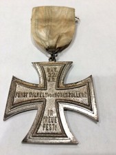 German Prince Wilhelm Von Honenzollern Silver Cross