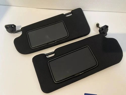 2017 INFINITI Q60 DRIVER & PASSANGER MIRROR LEFT LH RIGHT RH SUNVISOR BLACK OEM