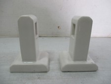 Vtg. White Ceramic Porcelain Wall Mount Bathroom Kitchen Towel Bar Holder