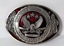 VINTAGE 1984 MONDALE FERRARO COMMEMORATIVE BELT BUCKLE Presidential Ltd