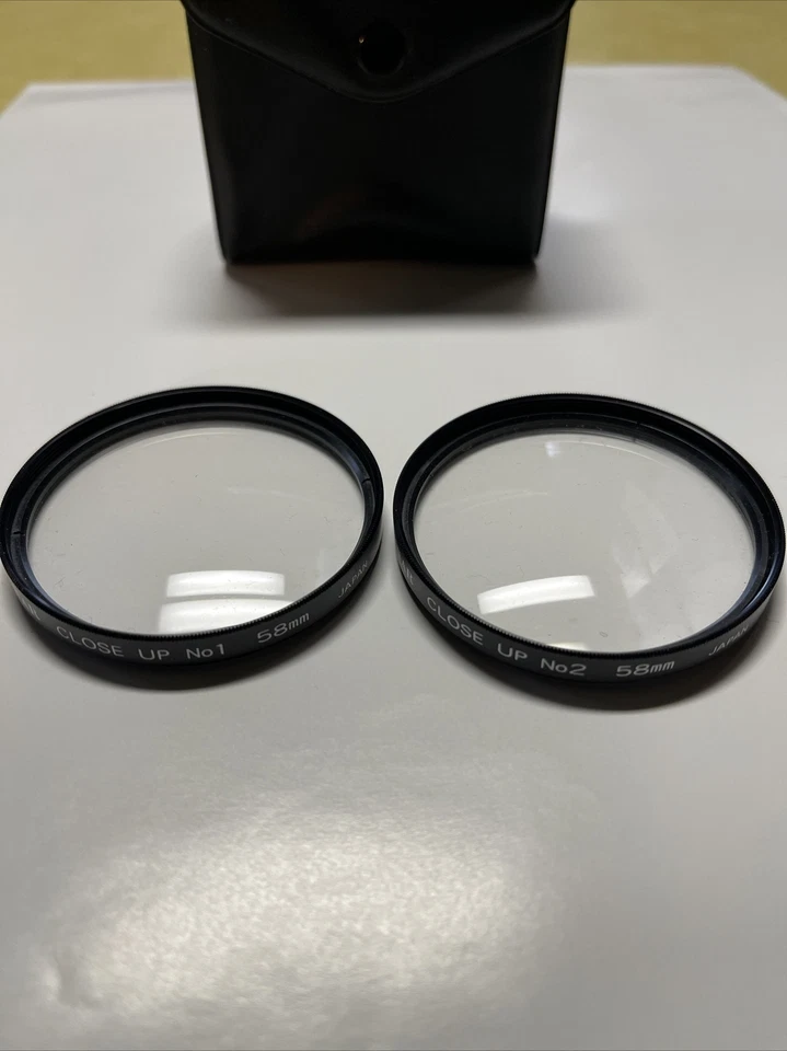 rokunar close up no1 & no2 58 mm  lens with case - Image 2 of 4