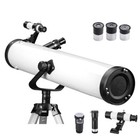 Telescope 76700mm 350x Newtonian reflector with Look Moon & Planets