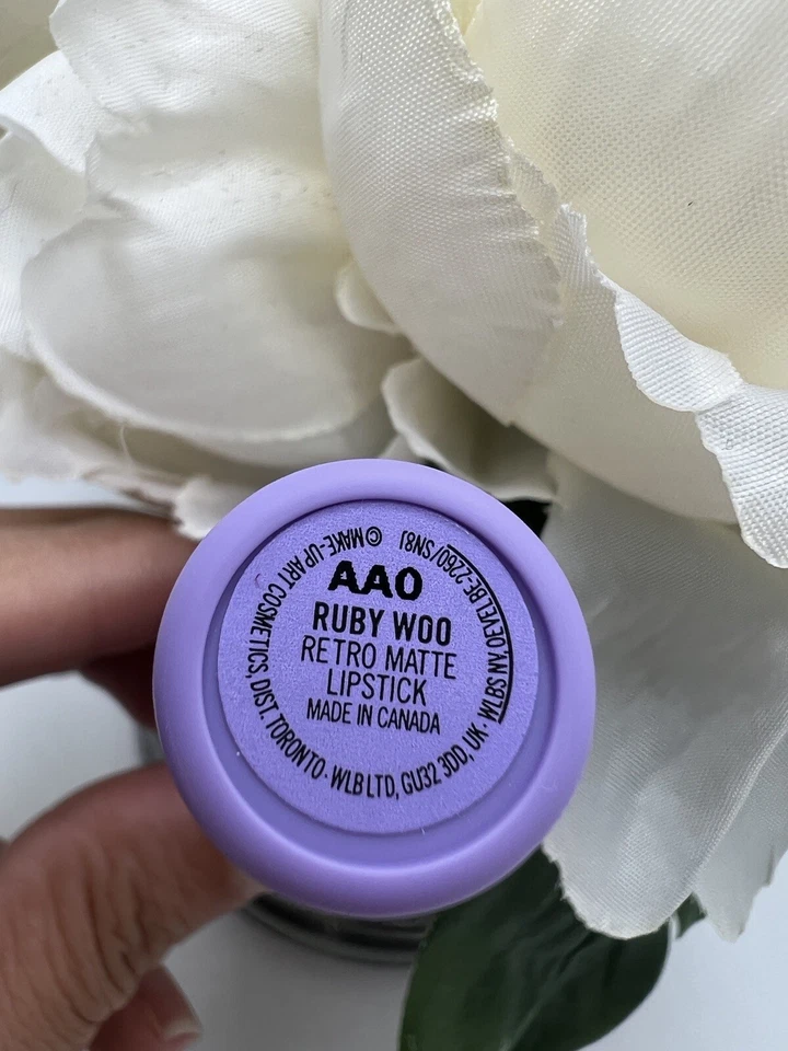 MAC Cosmetics Botanic Panic Collection Matte Lipstick RUBY WOO NIB - Image 3 of 3