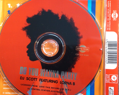 Do You Wanna Party - Dj Scott Featuring Lorna B - CD, VG - Picture 2 of 2