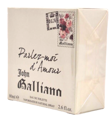 廃盤 希少 John Galliano Parlez-Moi d'Amour ❤️PARLEZ - MOI D'AMOUR,JOHN GALLIANO,EAU DE TOILETTE,2.6oz 80ml