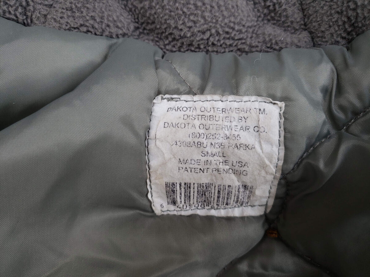 GENUINE USAF ABU N2B DAKOTA OUTERWEAR L7 INSULATED EXTREME GENUINE USAF ABU N2B DAKOTA OUTERWEAR L7 INSULATED EXTREME
