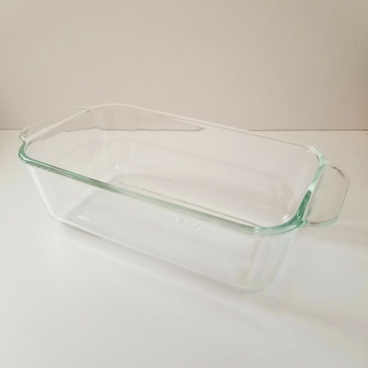 Meatloaf in top glass pan