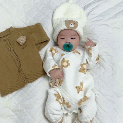 Baby Winter Romper Triple Layered for Better Warmth Suitable for Chilly Days - Picture 1 of 11