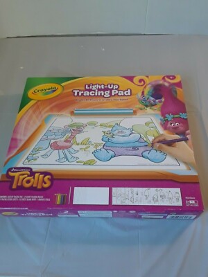 Colored Pencils Crayola Light Up Tracing Pad Trolls Crayola Light