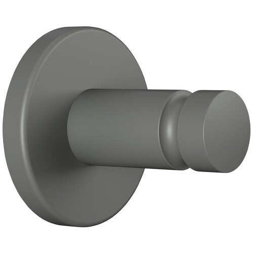 Tesa Handtuchhaken Selbstklebend & Ohne Bohren Grau Matt - Moon Grey Serie-image
