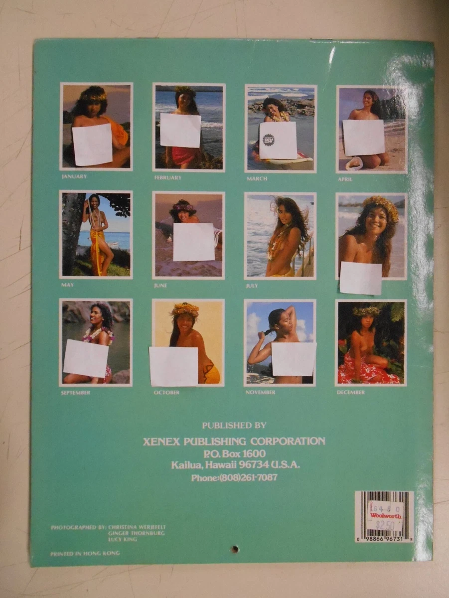 Hawaii's Exotic Girls 1991 calendar | eBay