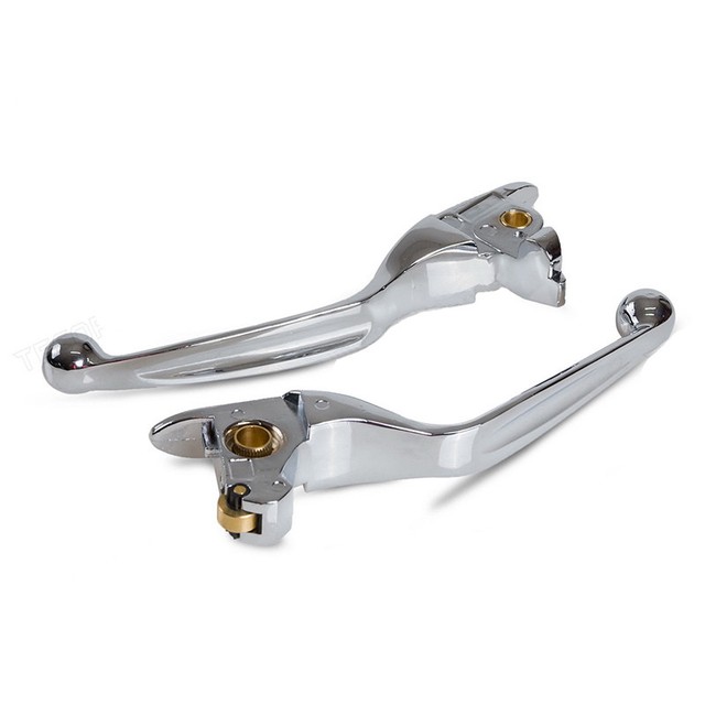 Chrome Hydraulic Brake Clutch Levers For Harley Road Glide FLTRX 2015